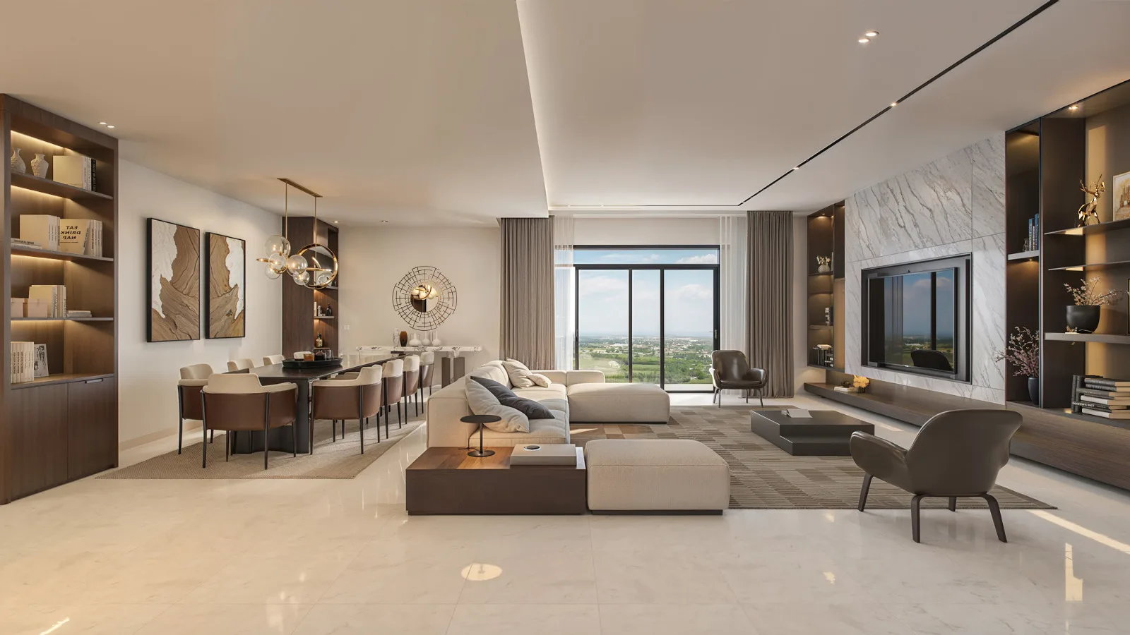 Southfield Place lounge interior