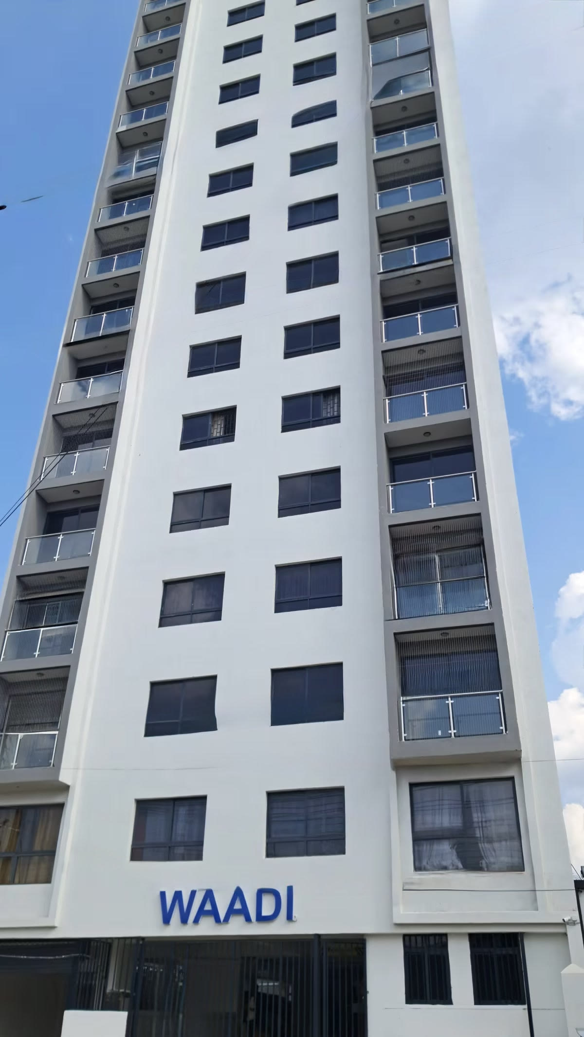 Completed Waadi Residence front elevation